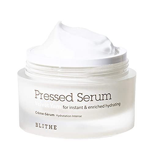 BLITHE Pressed Serum Chaga Mushroom - Advanced Skin Tightening Cream for Face, Face Tightening and Lifting Formula for a Natural Face Lift 1.68oz Velvet Yam / 1.68 Ounce (Pack of 1)